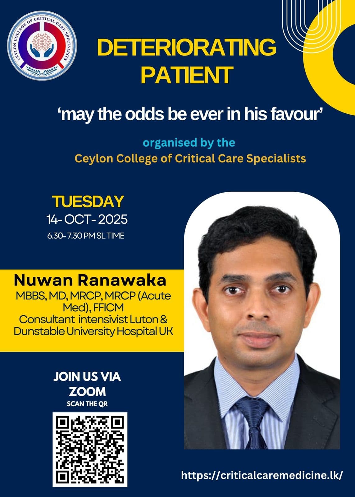 Deterorating Patient - "May the odds be ever in his favour"