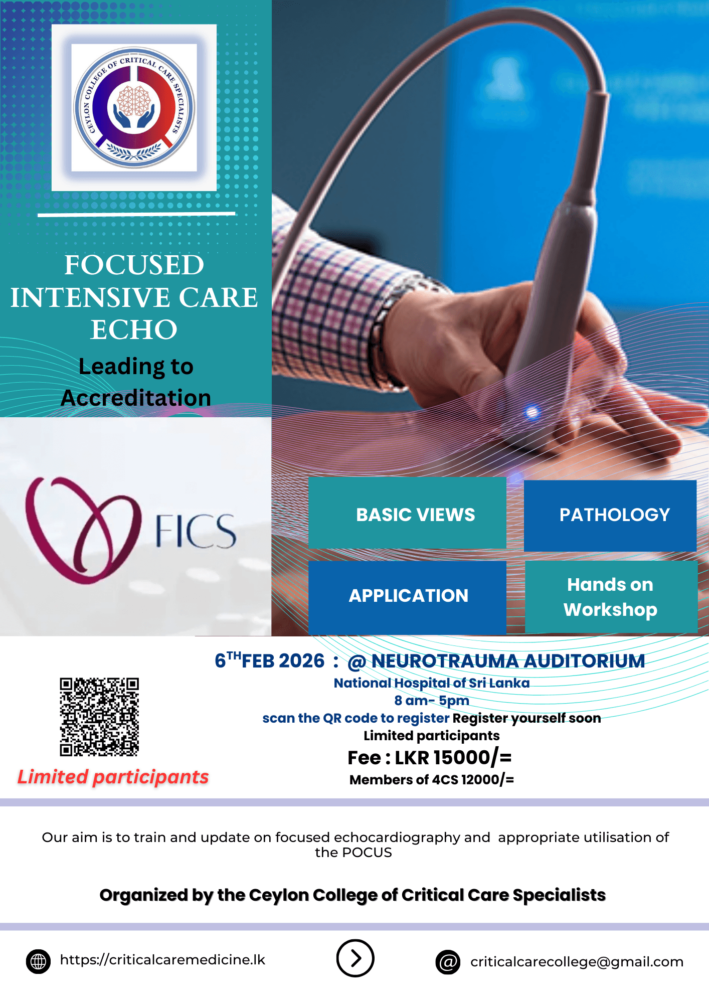 Focused Intensive Care Echo - Leading to Accreditation